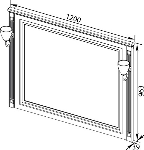 Мебель для ванной Aquanet Паола 120 белая - 12