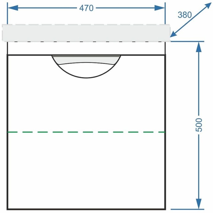 Тумба под раковину Stella Polar Норина Сомо 50 белый SP-00000233 - 4