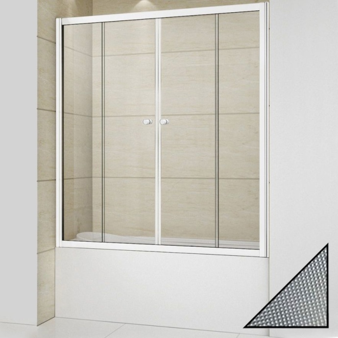 Шторка на ванну Cezares Relax VF-2-150/145-P-Bi стекло punto RELAX-VF-2-150/145-P-Bi - 0