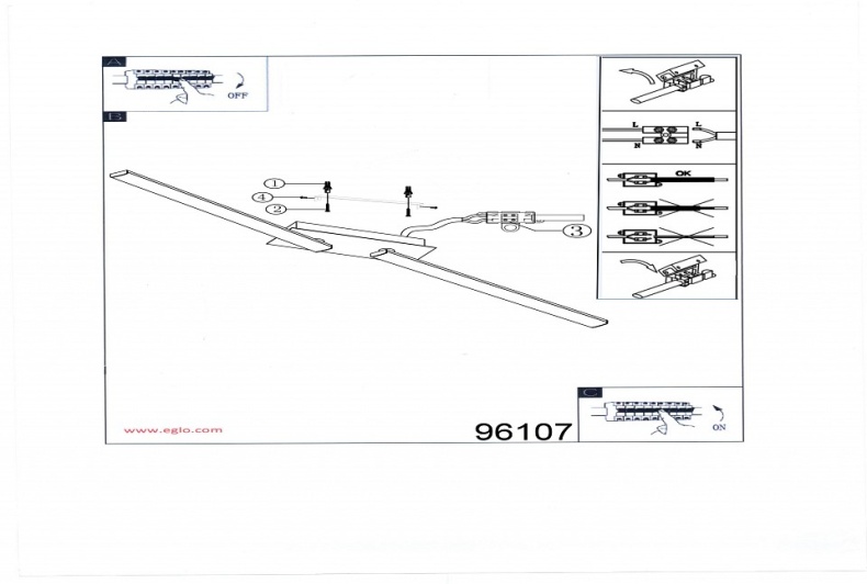Накладной светильник Eglo ПРОМО Lasana 2 96107 - 1