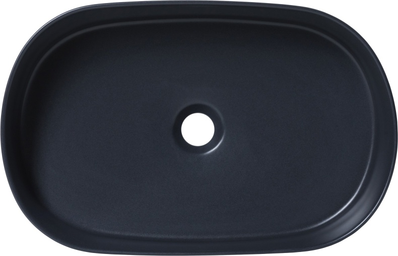 Раковина Allen Brau Fantasy Oval 55x36, черная матовая 4.11022.31 - 2