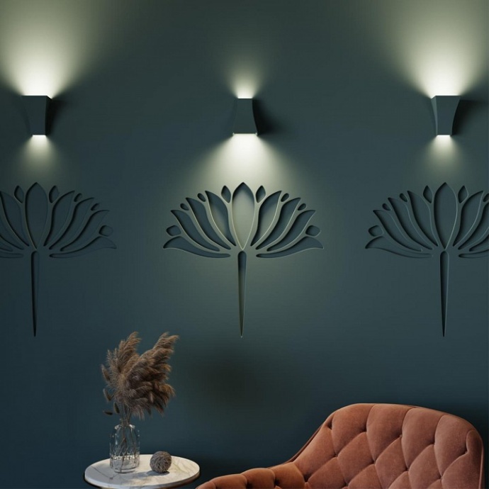 Настенный светильник Odeon Light Hightech Gips 3882/1W - 3