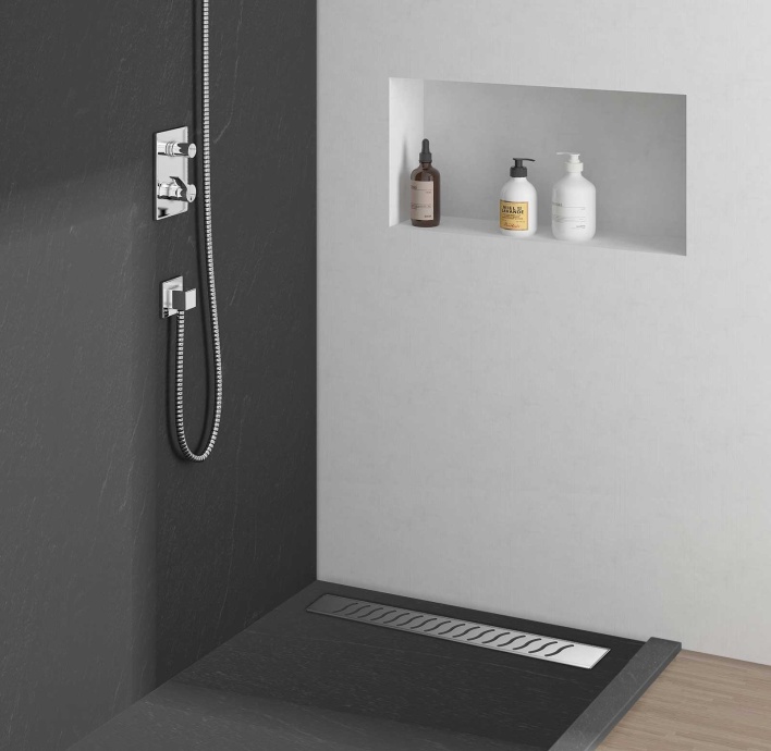 Душевой лоток Vincea Say Optima SAY.601.60.P.BUK 60 см, хром - 1