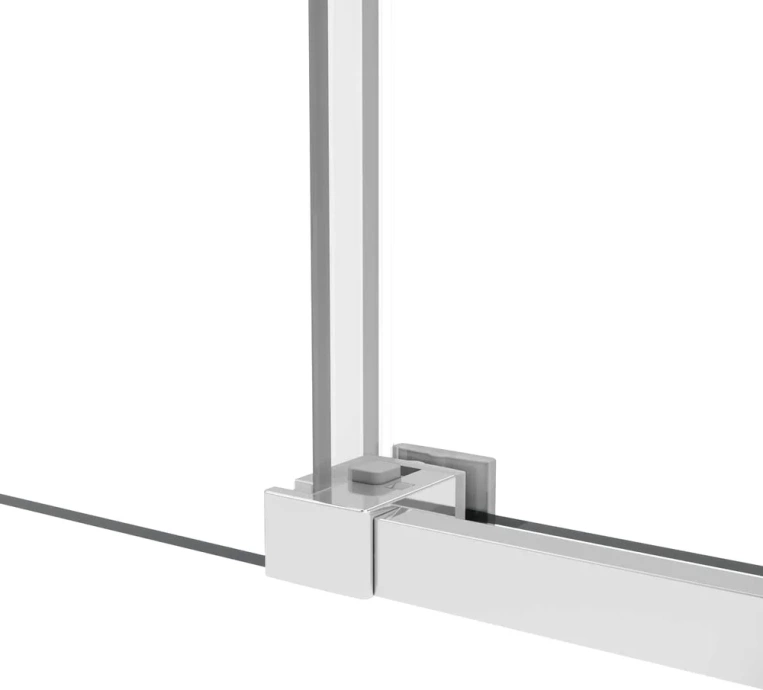 Душевая дверь Vincea Slim Soft 150х200 профиль хром стекло прозрачное VDS-1SS150CL - 2