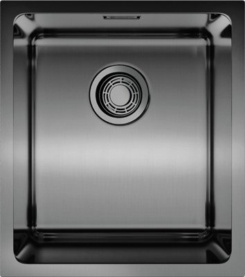 Мойка кухонная Omoikiri Tadzava 39-U-GM вороненая сталь 4993079 - 0