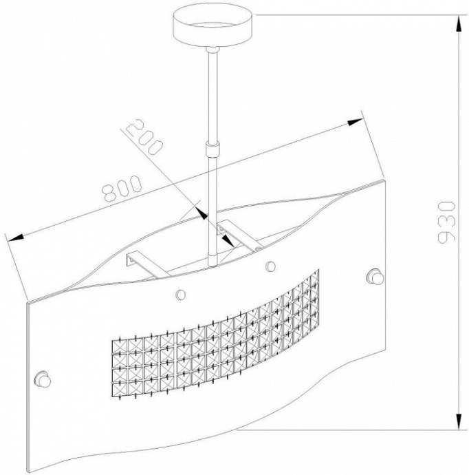 Светильник на штанге Lucia Tucci Pelle Nerre 1 Pelle Nerre 2019.3 - 2