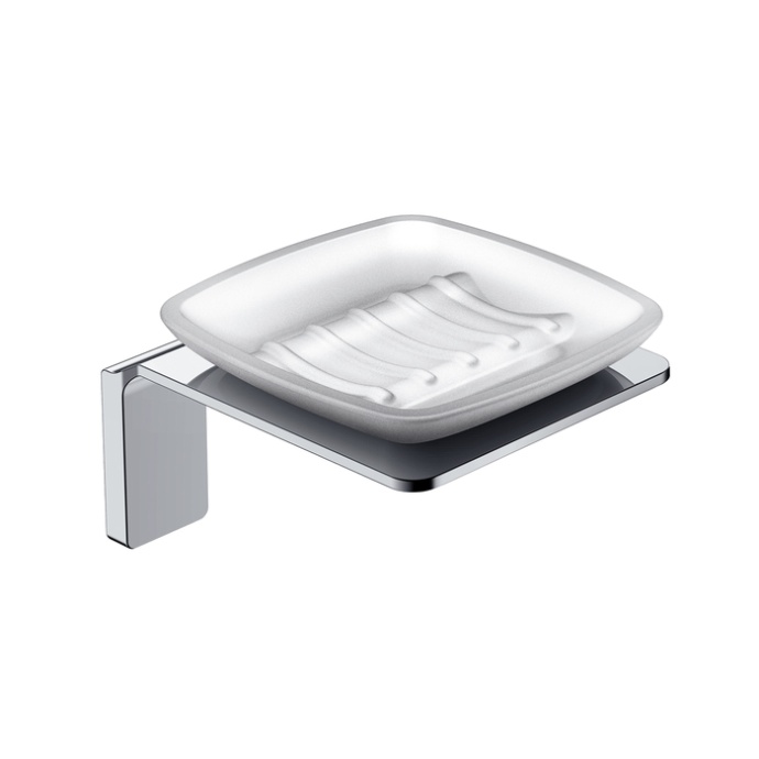 Мыльница матовое стекло сплав металлов хром IDDIS Slide  SLISCG0i42 - 0