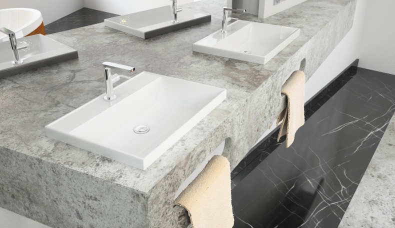 Мебельная раковина Vod-Ok Classic 60 4049 - 3