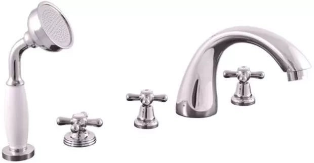 Смеситель на борт ванны Rav Slezak Morava хром MK169.5P - 0