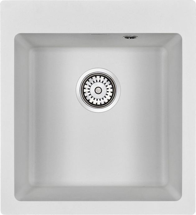 Мойка кухонная Paulmark Zemar PM104651-WH белая - 0