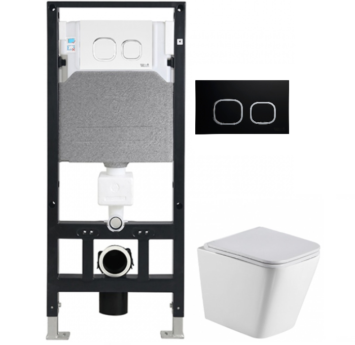 Комплект Weltwasser AMBERG 506 + GELBACH 004 GL-WT + AMBERG RD-BL  10000006775 - 0