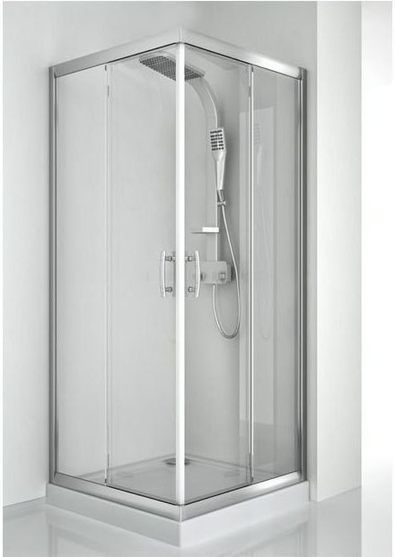 Душевой уголок Aquanet Alfa Cube NAA1142 900х900х2000 стекло прозрачное, профиль хром 168416 - 6