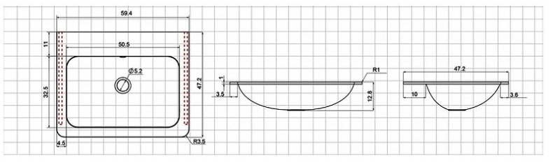 Комплект мебели Vincea Vico 60 светлое дерево - 3