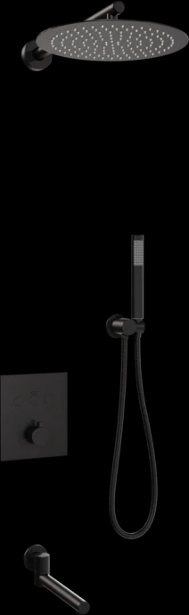 Душевой комплект RGW Shower Panels SP-370B черный матовый 511408370-04 - 0