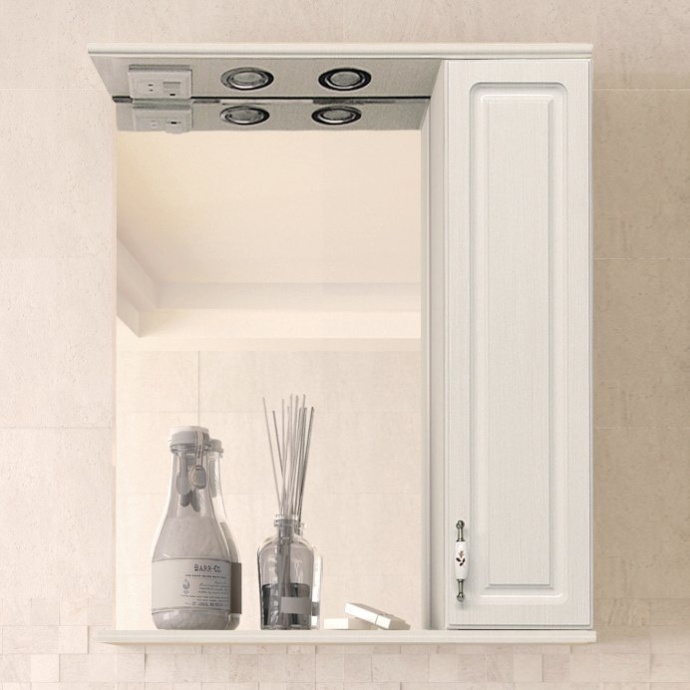 Зеркало-шкаф Style Line Олеандр-2 65 см  ЛС-00000202 - 2