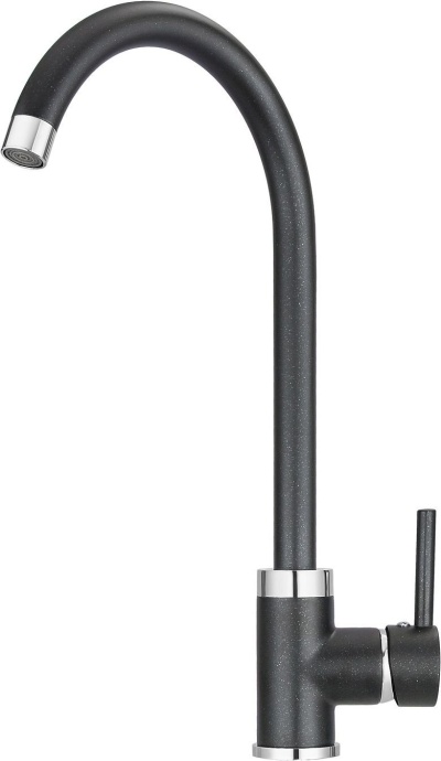 Смеситель Granula GR-2125 для кухонной мойки, шварц Gr-2125 шварц - 0