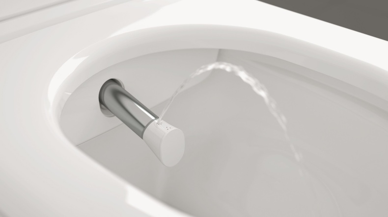 Унитаз подвесной Villeroy & Boch Viclean V0E100R1 альпийский белый, с функцией биде - 14