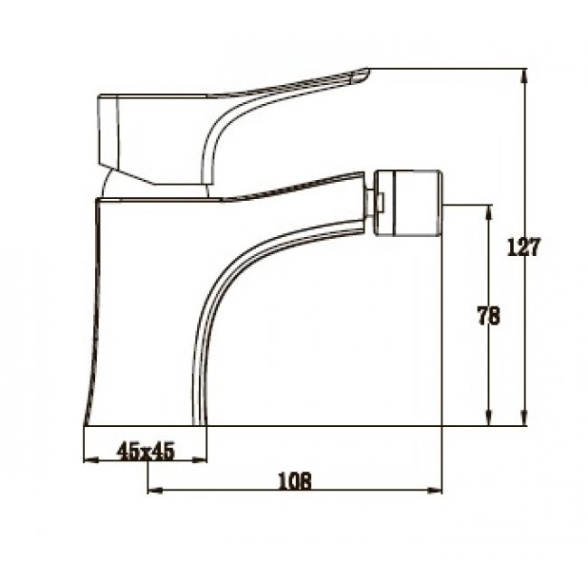 Смеситель Kaiser Clever 76088 для биде - 1