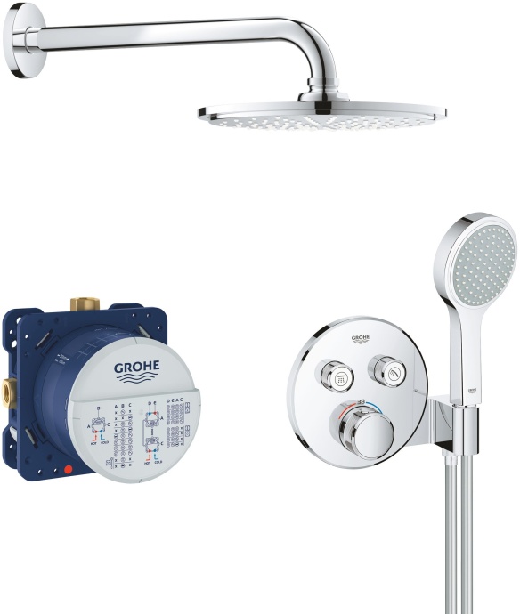 Душевой комплект Grohe Grohtherm SmartControl 34743000 С ВНУТРЕННЕЙ ЧАСТЬЮ - 0