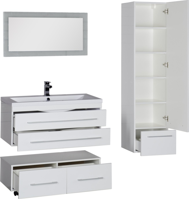 Мебель для ванной Aquanet Нота 100 белая 171496 - 23