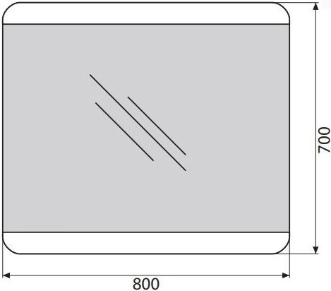 Зеркало BelBagno SPC-CEZ-800-700-LED-BTN - 4