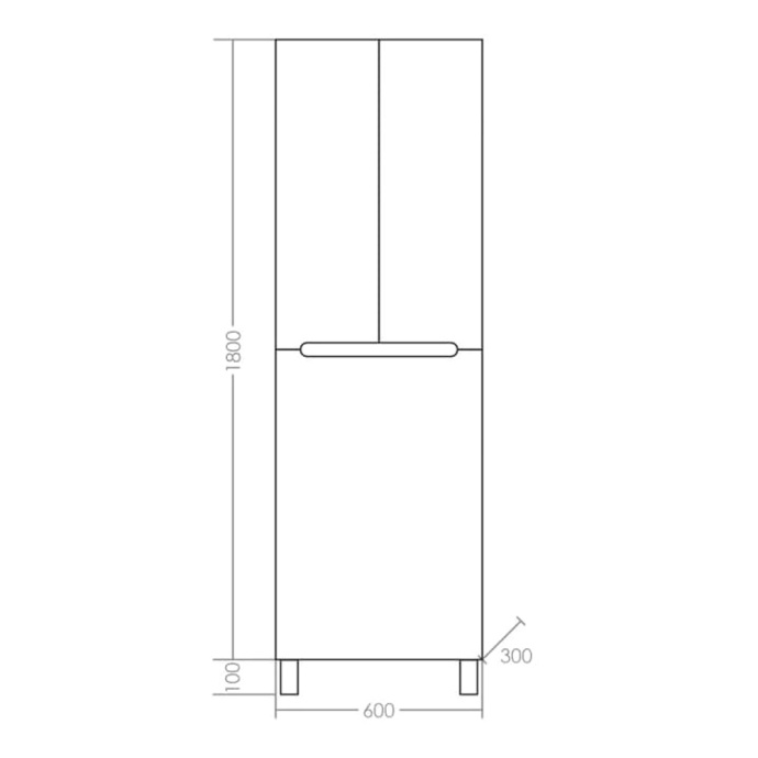 Комплект мебели Санта Лондон 80 белый - 9