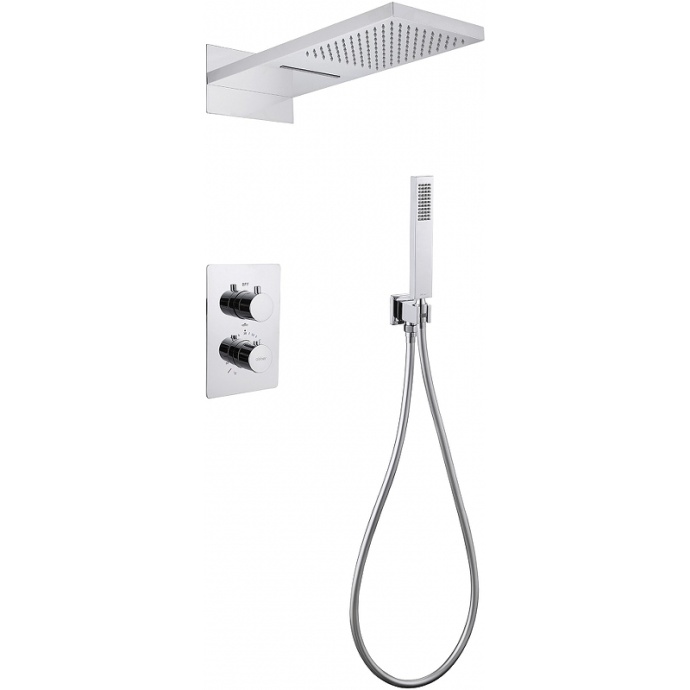 Душевая система Abber Wasser Insel с термостатом хром AF8052 - 0