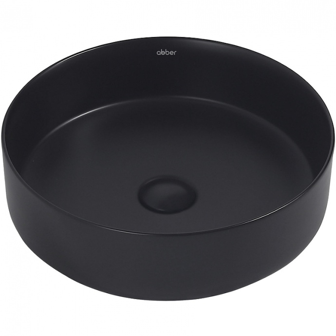 Накладная раковина Abber Bequem 40 черная матовая AC2109MB - 0