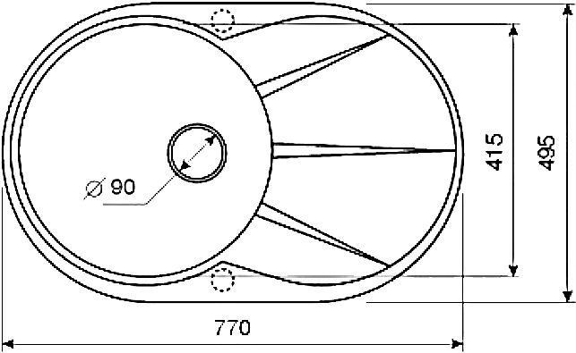 Мойка кухонная Lava E3 кофе E3.CFF - 3