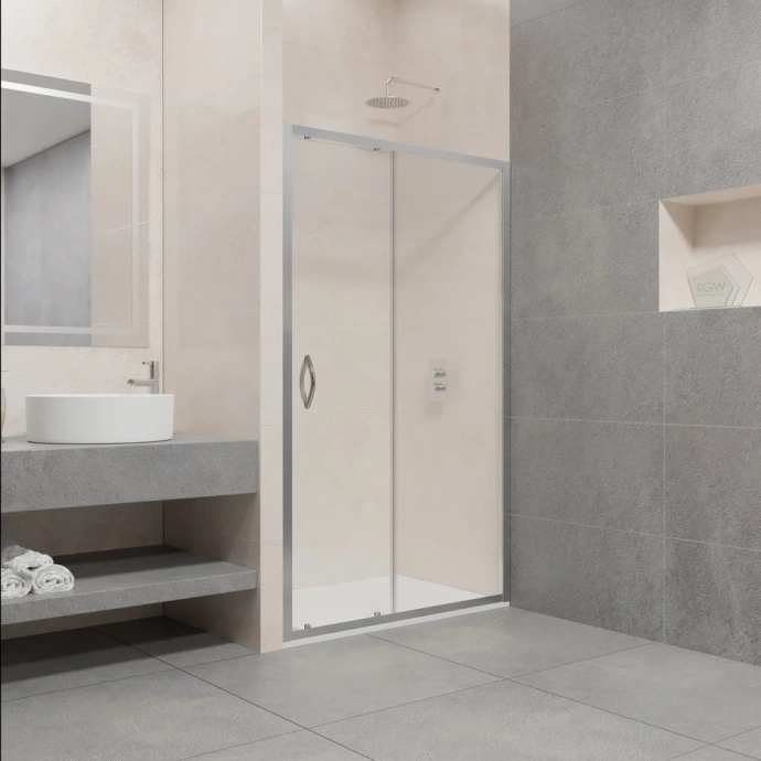 Душевая дверь RGW Passage PA-016 180х195 профиль хром стекло прозрачное 350801618-11 - 1