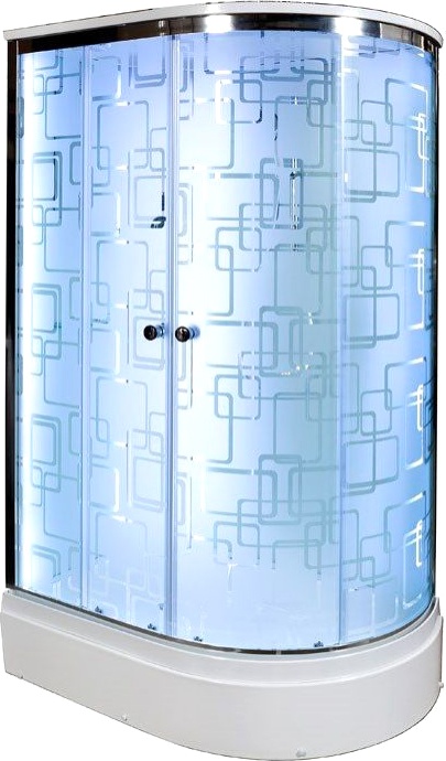 Душевая кабина Deto ЕМ 120х80  EM2712LNLED+GM - 1