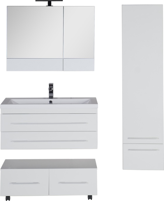 Мебель для ванной Aquanet Нота 90 белая 171492 - 20