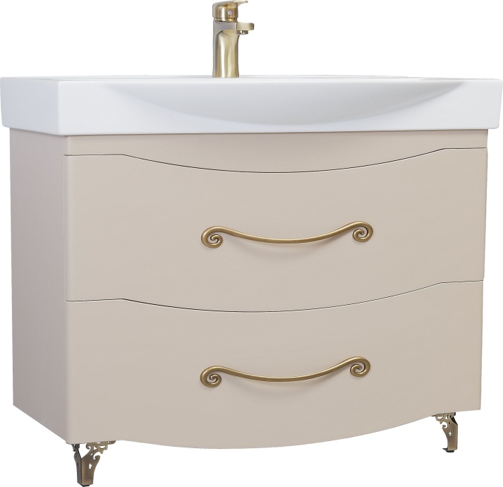 Тумба для комплекта Bellezza Сесилия 105 капучино 4639718110457 - 0