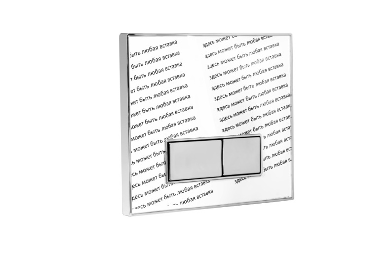 Комплект инсталляции beWash Vago с кнопкой смыва хром - свободная вставка K500RZVP0500SEF00000 - 7