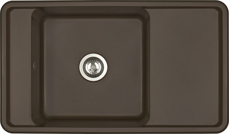 Мойка кухонная AQUATON Беллис 87 кофе 1A724832BS280 - 0