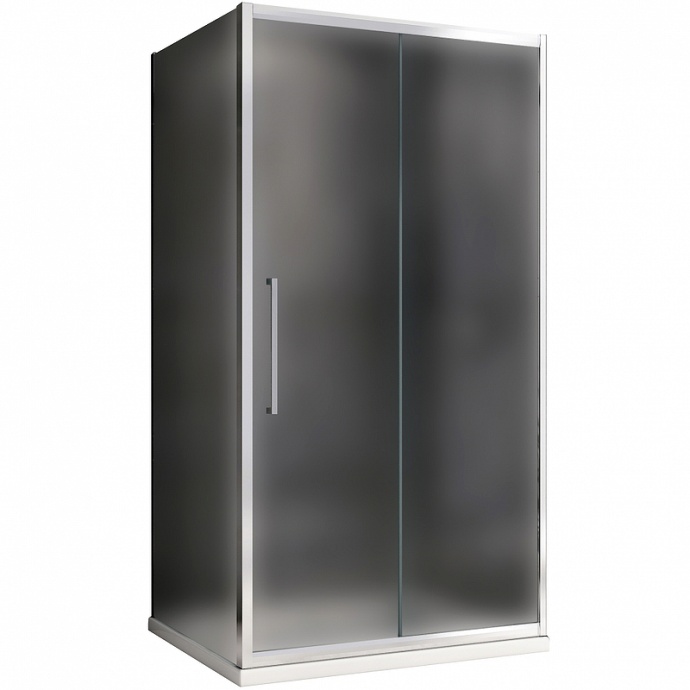 Душевой уголок Abber Schwarzer Diamant 150х100 хром стекло матовое AG30150MH-S100M - 0