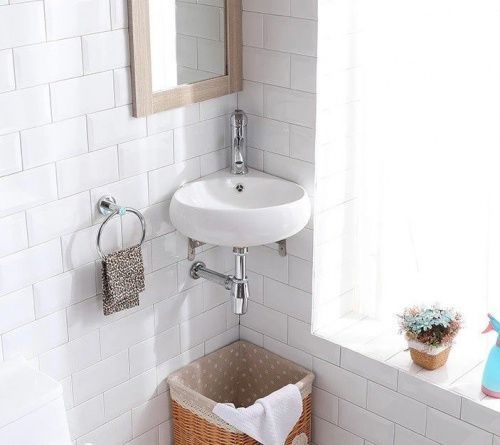 Раковина подвесная Ceramalux N белый  9359 - 9