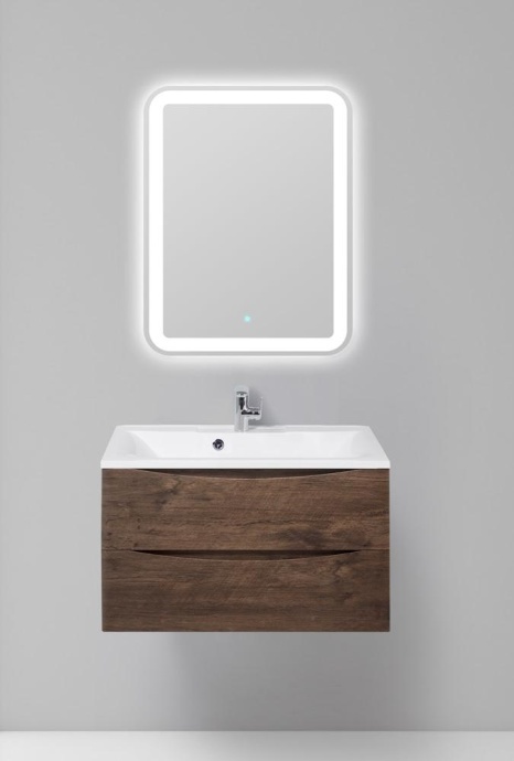 Тумба с раковиной Belbagno Marino 80 темное дерево  - 21