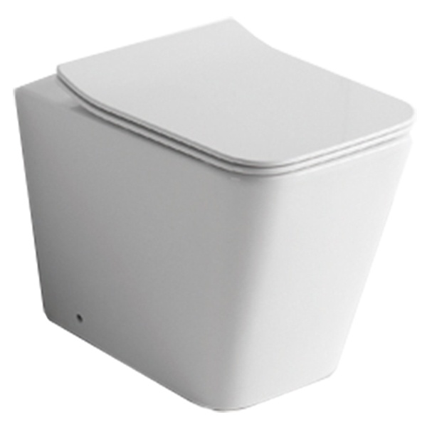 Унитаз приставной Ceramalux белый, смыв AquaBlade  NS-3170 - 0