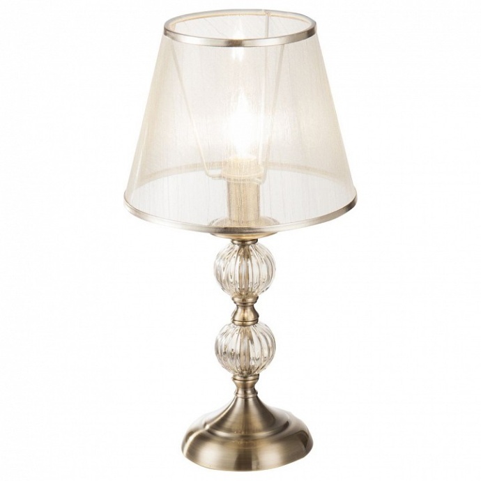 Настольная лампа декоративная Freya Inessa FR2685TL-01BZ - 0