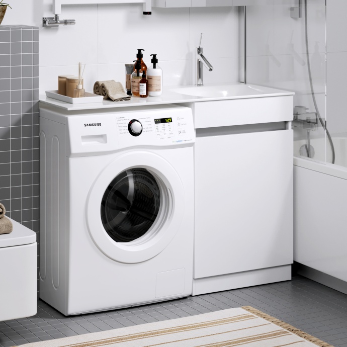 Тумба для комплекта Aqwella Forma 115, бельевая корзина справа FOR0105KR - 0