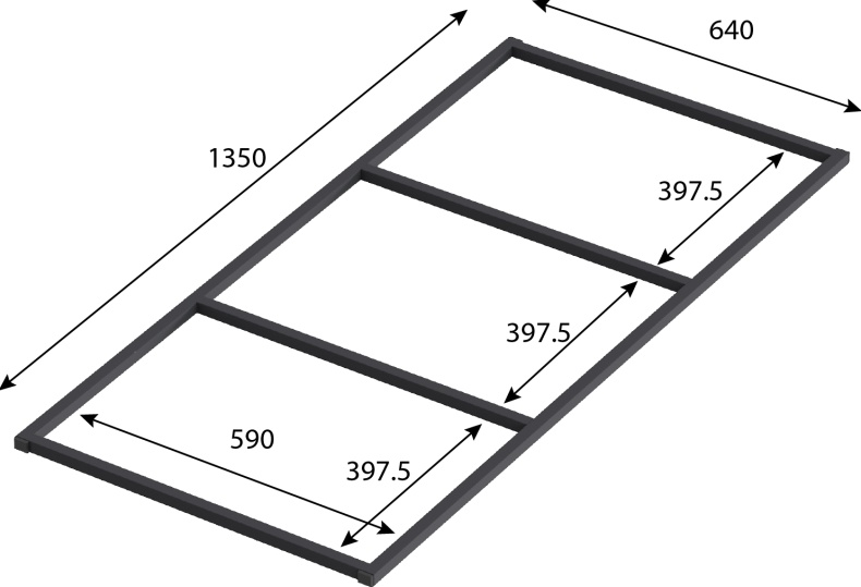 Ножки для душевого поддона Good Door Essentia 140x70 КП00007 - 1