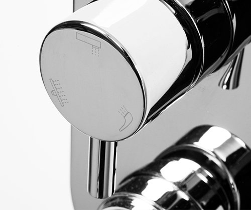 Смеситель Wasserkraft Dinkel 5871 С ВНУТРЕННЕЙ ЧАСТЬЮ, для ванны и душа - 2