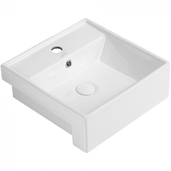 Накладная раковина Abber Rechteck 41 белая AC2208 - 0