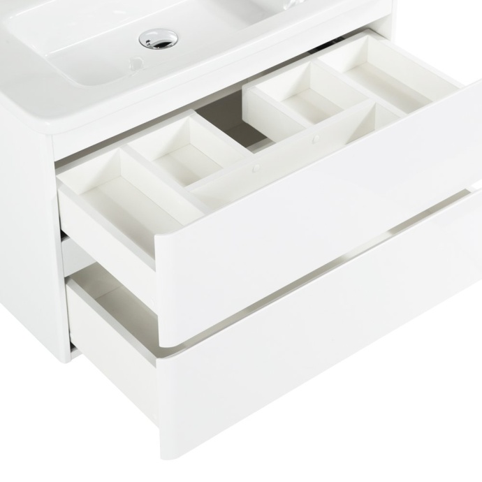 Тумба с раковиной BelBagno Albano 80 белый - 6