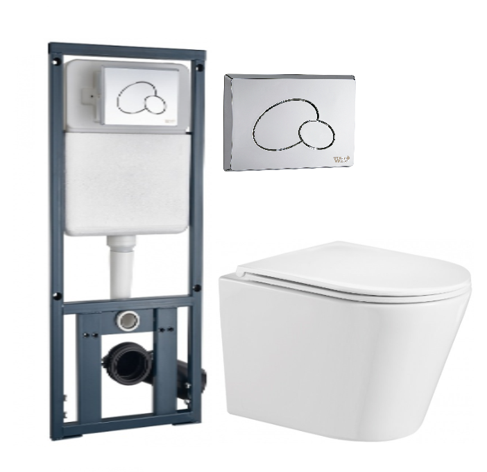 Комплект Weltwasser MARBERG 410 + SALZBACH 004 GL-WT + MAR 410 RD  10000006948 - 0