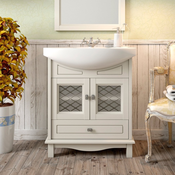 Тумба для комплекта Opadiris Омега 65 cлоновая кость 00-00003138 - 0