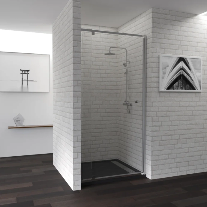 Душевая дверь RGW Passage PA-02 80х185 профиль хром стекло прозрачное 41080208-11 - 1