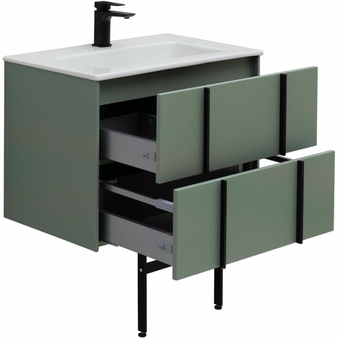 Тумба под раковину Allen Brau Reality 70 серо - зеленый матовый 1.32004.CGM - 17
