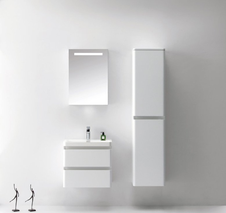 Тумба для комплекта BelBagno Energia-N 60 bianco lucido подвесная ENERGIA-N-600-2C-SO-BL - 2